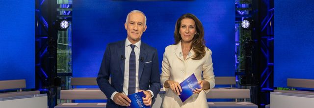5 240 000 citoyens devant Législatives : le débat sur TF1. Fr3 2e. L'Euro 2024 au plus bas sur M6. Flop pour Qui dort perd ! W9 leader TNT, le 25/06/24