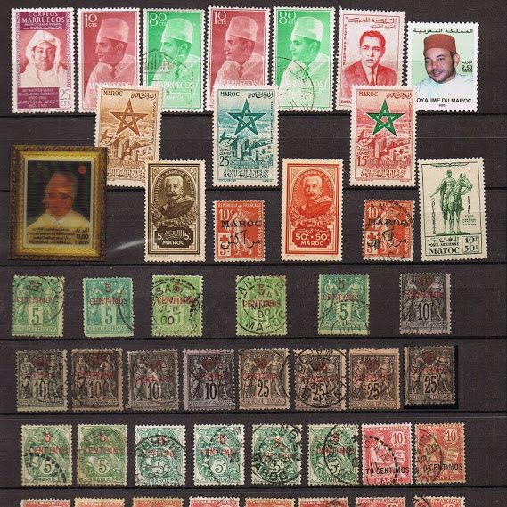 Les timbres du MAROC