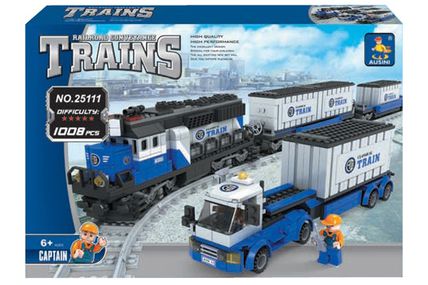 Train de marchandises de type Lego Maersk : Ausini 25111