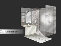 Perspectives de salles de bains - Bathroom design