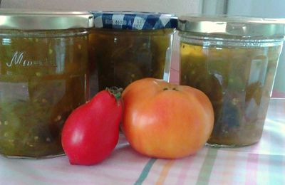 Recette Confiture de tomates vertes (la 101eme !)