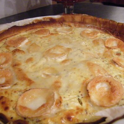 Tarte au chèvre et au fromage blanc