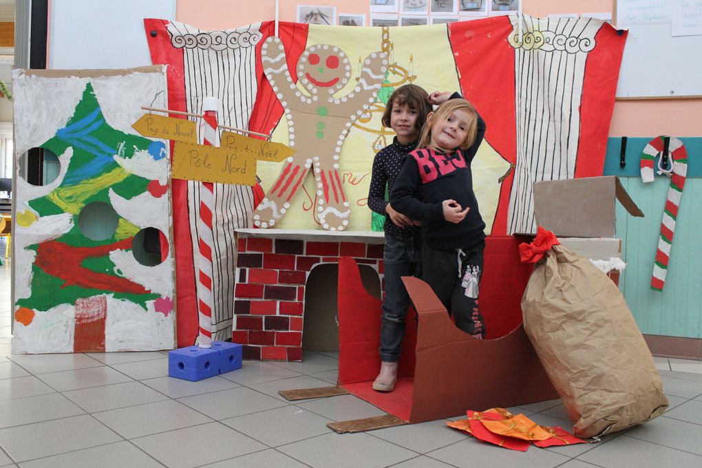 alp maternelle :le traîneau du père noël