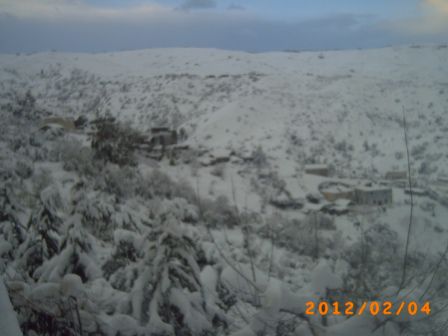 souvenir de la tempête de neige en février 2012 a Tifra