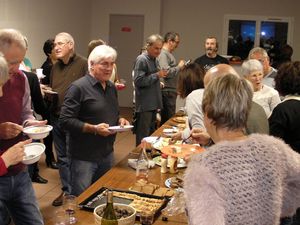 Honneur donc au buffet et surtout à l'amitié