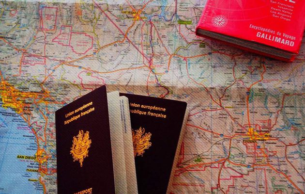 2016 - les préparatifs : 1/6 : road trip dans l’Ouest américain - Passeports, c'est fait !