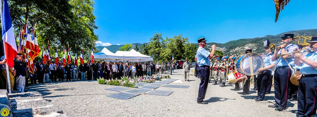 Commémoration du 73 eme anniversaire du  11 juin 1944 St Julien du Verdon 