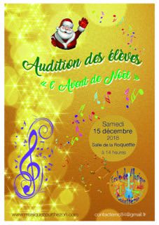 Audition de Noël 2018