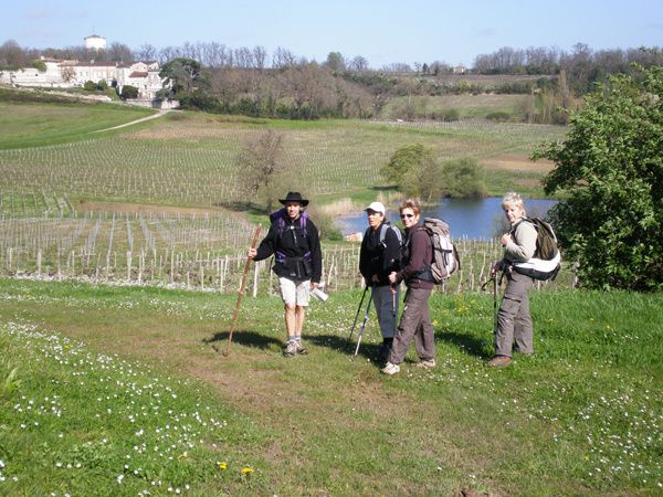 Une très agréable balade autour de Villegouge en partant de Fronsac