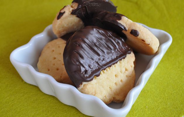 Shortbread enrobés de chocolat