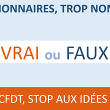 Vrai-faux sur la fonction publique!!!