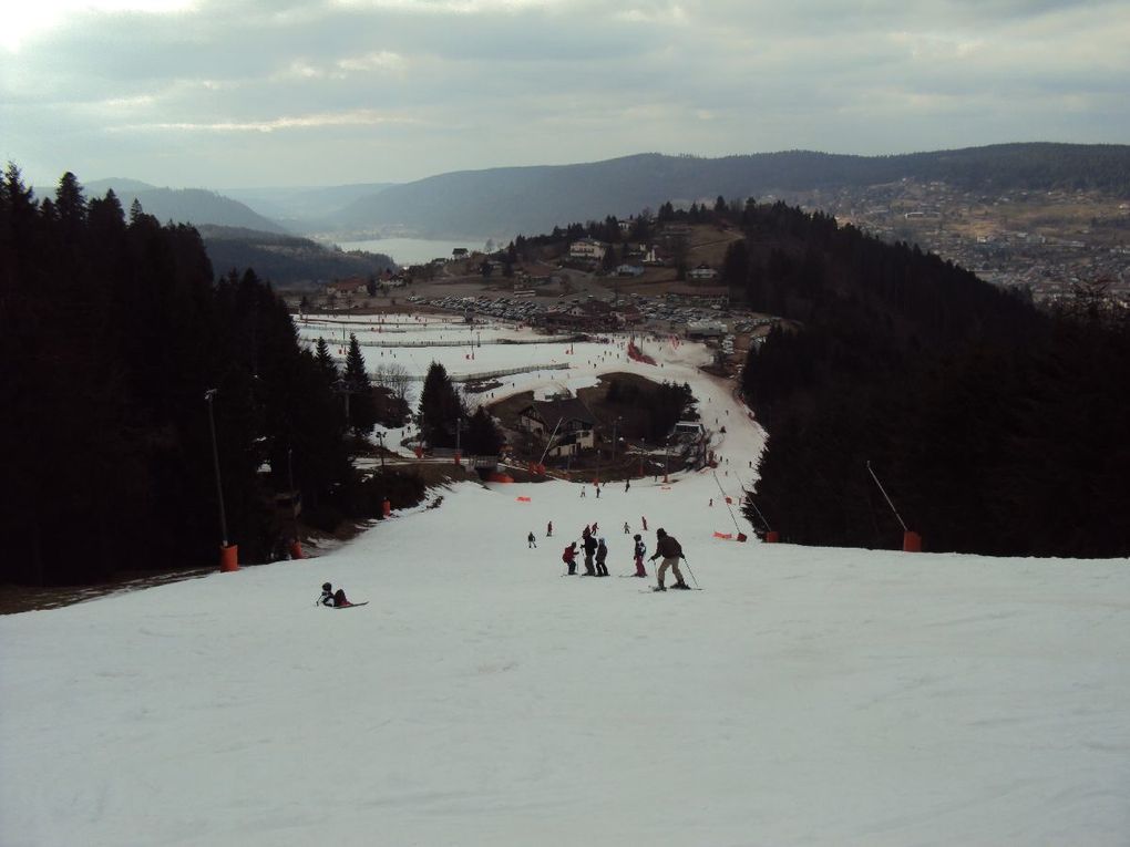 Carnaval 2011 - douce et superbe semaine de ballades, de fêtes, de luge et de ski à Xonrupt/GerardMer dans les Vosges.