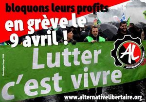 TOUTES &amp; TOUS DANS LA RUE LE 9 AVRIL À LILLE CONTRE LA LOI MACRON ET LES POLITIQUES D’AUSTÉRITÉ !