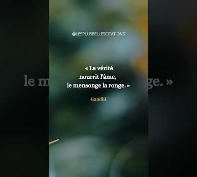 Citation Gandhi sur la vie