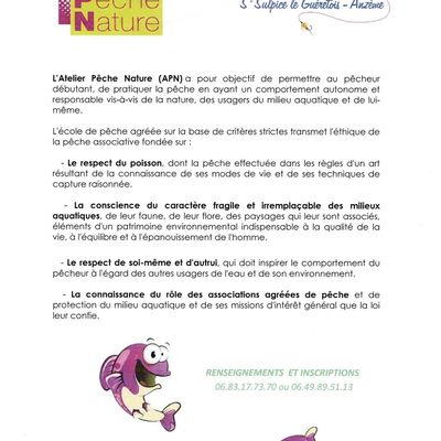 Atelier Pêche Nature