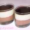 Panna cotta aux deux chocolats