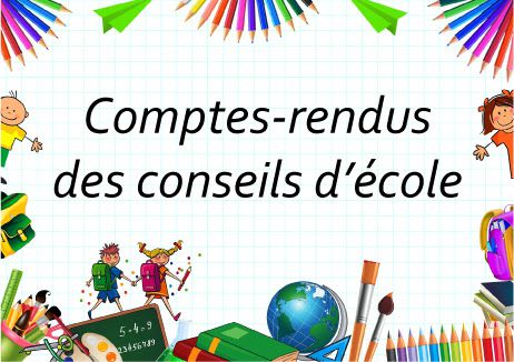 Compte-rendu du conseil d'école élémentaire  "Les Pâquerettes" du 19 octobre 21