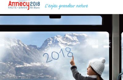 Annecy fait la promotion de sa candidature aux JO de 2018