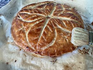 Galette des rois aux noisettes