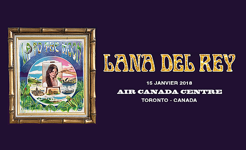 Lana Del Rey sur la scène du Air Canada Centre à Toronto, Canda. (15.01.2018)