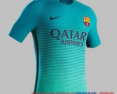 La Nueva Camiseta tercera del Barcelona 2017|Camisetas baratas del fútbol en linea 14.9€！！