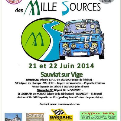 8éme Rallye historique des mille Sources