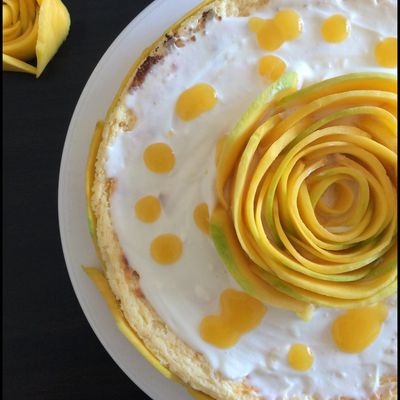 Cheesecake à la mangue