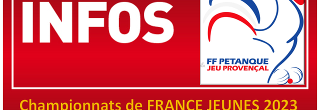 Dernières INFOS de la FFPJP ... Les qualifications FRANCE passeront par la REGION !