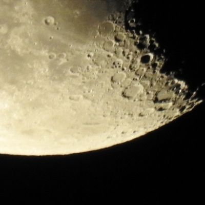 La lune à Malras en ce début septembre 2018