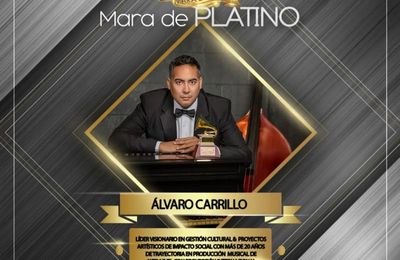 Álvaro Carrillo recibe el Premio Mara de Platino 2025 como uno de los 70 Grandes de Venezuela (+Videos)