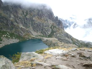Lacs de Capitellu et de Melo au niveau de la Bocca de Soglia (2050m).