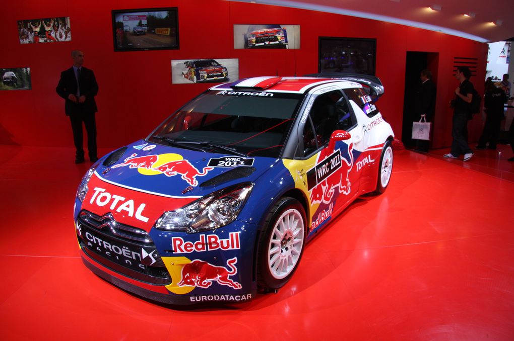 Photos de la DS3 WRC lors de sa première sortie officielle ainsi que les photos du salon de paris 2010