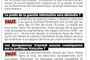 VOTER À GAUCHE, C'EST VOTER FRONT DE GAUCHE