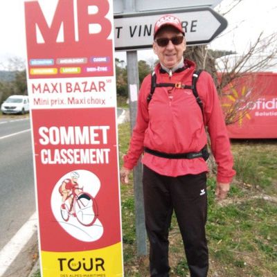 Des nouvelles de notre ancien Président Yves Concédieur sur le Tour des Alpes Maritimes et du Var