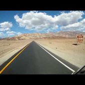 Goldwing Unsersbande - début de la route des artistes à la Death Valley 1/7