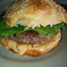 Buns à la courgette pour hamburgers au companion