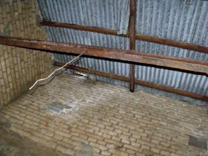 Intérieur des bâtiments de la mine de Rochonvillers à Algrange