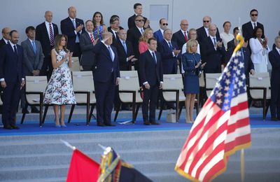 Au défilé du 14-Juillet, Macron salue « une amitié qui traverse le temps » avec les Etats-Unis