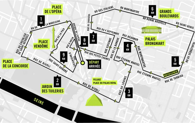 10k Paris Centre Nike J-6