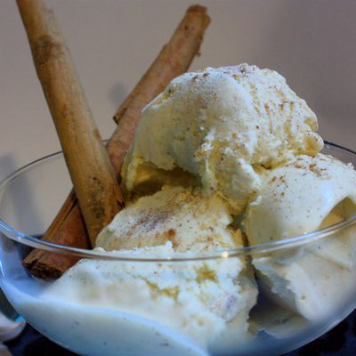 Cinnamon ice cream 