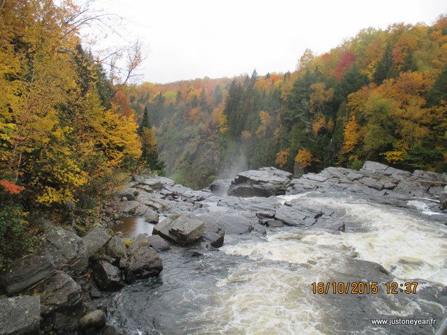 Charlevoix, le canyon Ste Anne