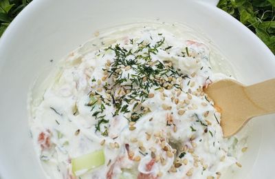 FROMAGE FRAIS SAUMON ET CONCOMBRE