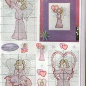 ♥Meus Gráficos De Ponto Cruz♥: Natal: Anjinhos Amorosos em Ponto Cruz