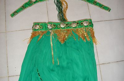 costume vert magnifique au design original