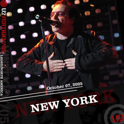 U2 -Vertigo Tour -New York, USA 07/10/2005 -Madison Square Garden
