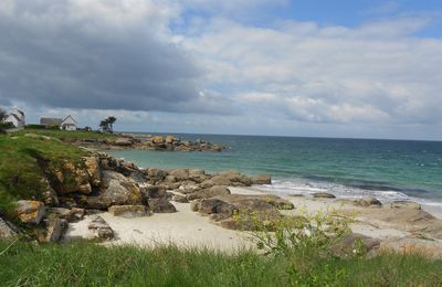 La plage entre les pointes de Trévignon et pointe de La jument 