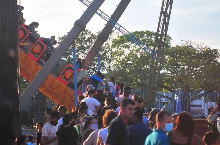 Al Parque Recreacional Sur de Valencia llegaron cientos de visitantes en &quot;Carnavales Felices y Bioseguros 2022”