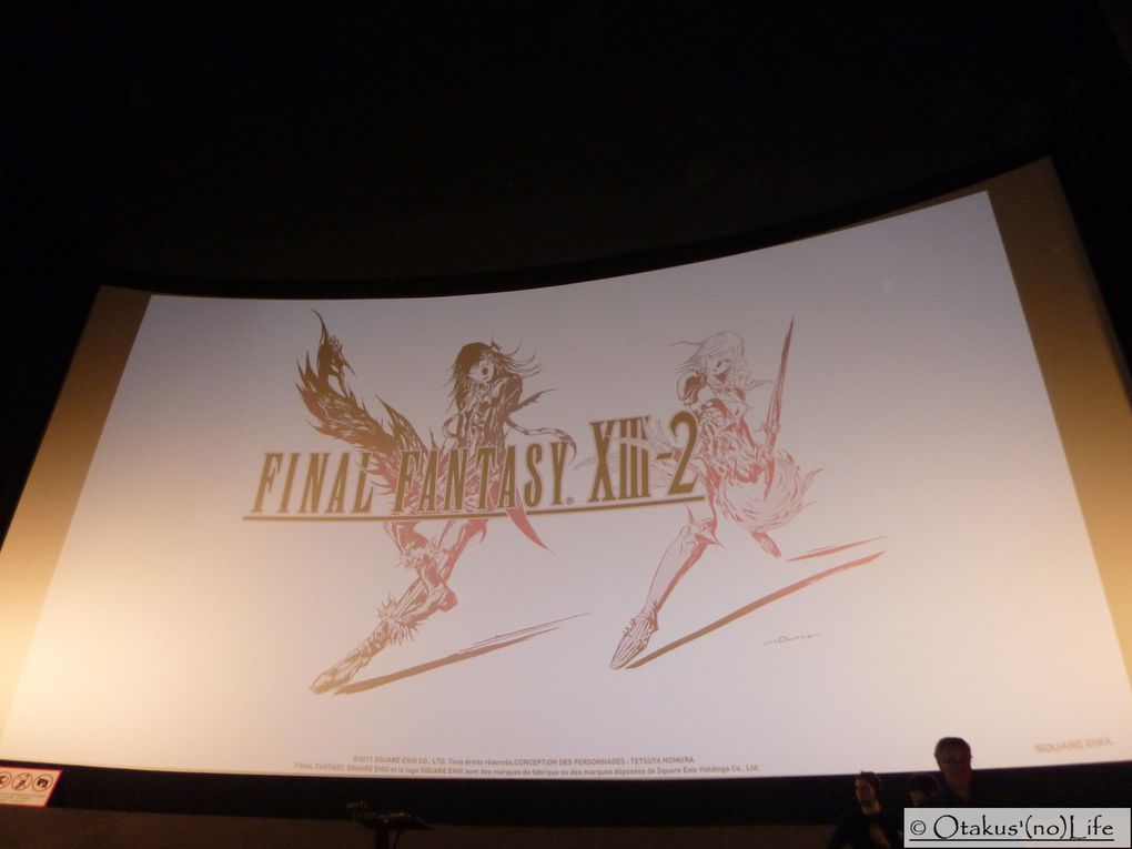 Photos de la présentation de Final Fantasy XIII-2 du Samedi 12 Novembre au-Max Linder en présence du producteur Kitase san !