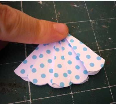 Comment faire une petite robe avec un cercle festonné