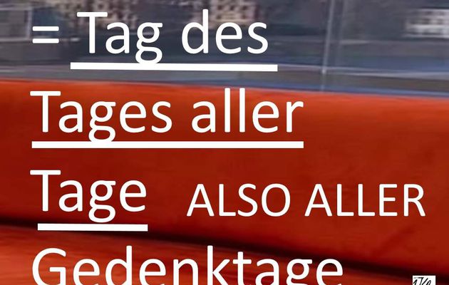 klau|s|ens erklärt den 16. januar zum "tag des tages aller tage" (inklusive aller gedenktage, aktionstage, feiertage et al.) – www.klausens.com